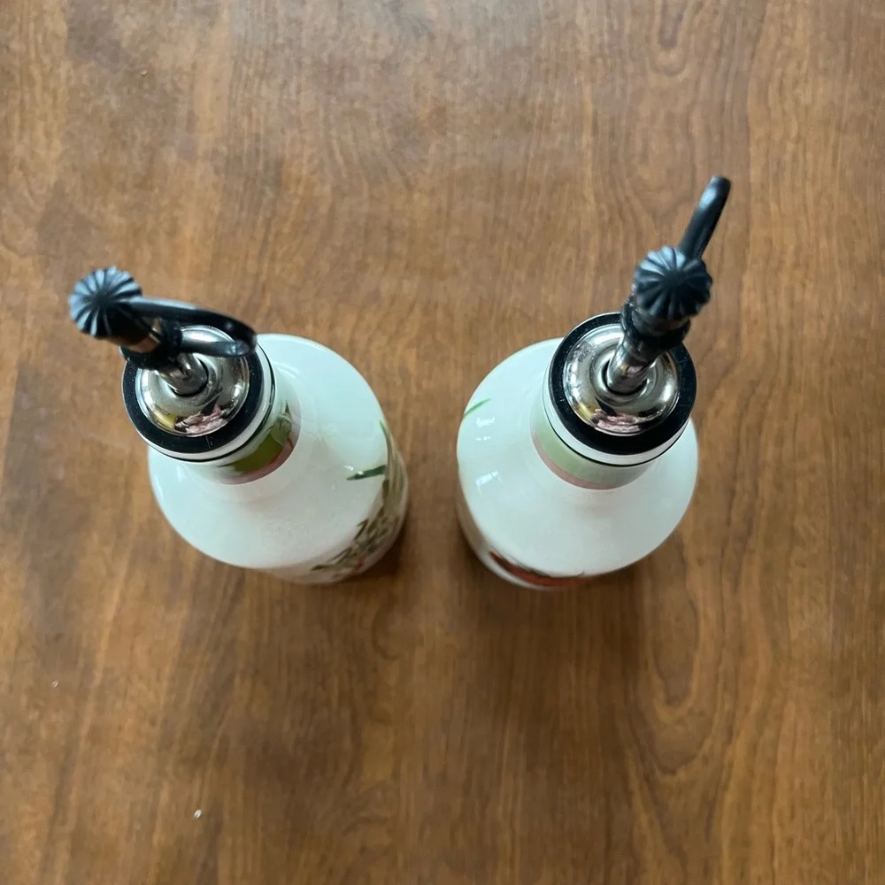 Pier 1 Imports Ceramic Vinegar or oil decanter